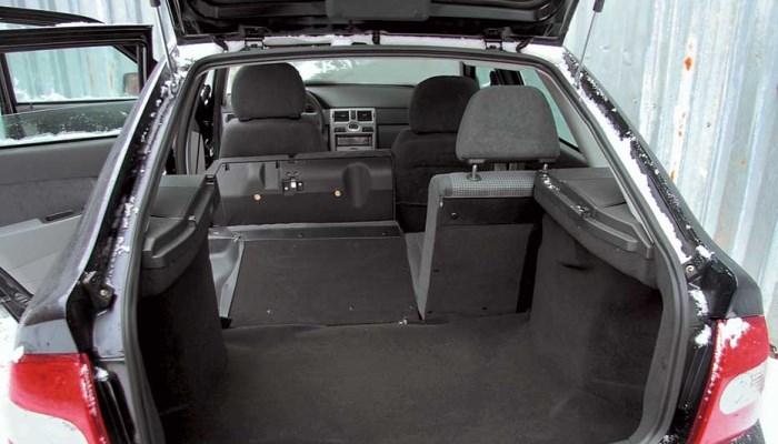 Технически характеристики на Лада Приора Обем на багажника на Приора седан